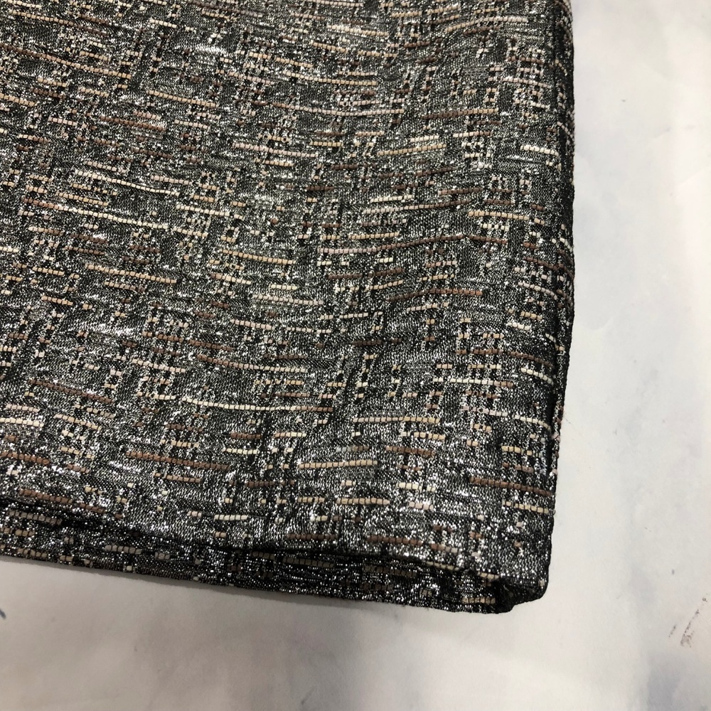Banana Republic Metallic Silver Brown Tweed Skirt - Picture 8 of 8
